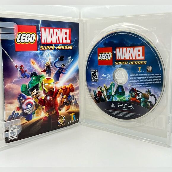 $5 🌸 PS3 LEGO Marvel Super Heros ~ PlayStation 3 ~ E for Everyone ~ Pre Loved - Picture 2 of 4